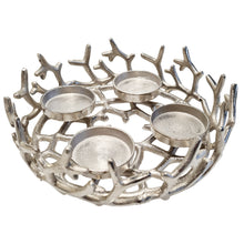 Lade das Bild in den Galerie-Viewer, Adventskranz Geweih Silber
