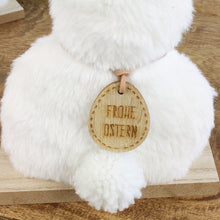 Lade das Bild in den Galerie-Viewer, 2er Set Aufsteller Hase Flauschig Weiß