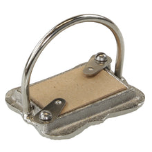 Lade das Bild in den Galerie-Viewer, 6er Set Serviettenringe Bilderrahmen Messing silber