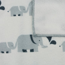 Lade das Bild in den Galerie-Viewer, 3er Set Spültuch Putztuch Grau Elefant