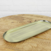 Lade das Bild in den Galerie-Viewer, Dekotablett Grün Antik