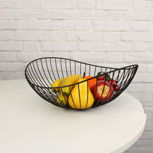Lade das Bild in den Galerie-Viewer, Dekoschale "Wave" Eisen, schwarz