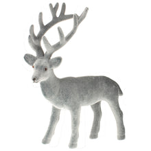 Lade das Bild in den Galerie-Viewer, Hirsch grau beflockt