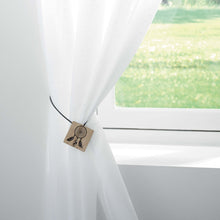 Lade das Bild in den Galerie-Viewer, Raffhalter, Holz mit Druck "Traumfänger"