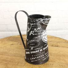 Lade das Bild in den Galerie-Viewer, Dekokanne Zink Schwarz