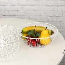 Lade das Bild in den Galerie-Viewer, 3tlg. Korbset in Weiß