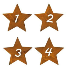 Lade das Bild in den Galerie-Viewer, 4er Set Kerzenstecker 1-4 Rost