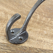 Lade das Bild in den Galerie-Viewer, Wandhaken schlicht Anthrazit Eisen