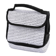 Lade das Bild in den Galerie-Viewer, Kühltasche, Lunch Box, Stoff, schwarz/weiß, 8L
