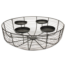 Lade das Bild in den Galerie-Viewer, Adventskrant Metall Schwarz