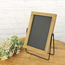Lade das Bild in den Galerie-Viewer, Standtafel Holz Metall