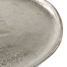 Lade das Bild in den Galerie-Viewer, Tablett, silber, rund, Alu