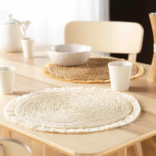 Lade das Bild in den Galerie-Viewer, Platzset Maisstroh 38 cm Beige Dunkel oder Hell