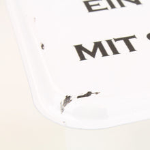 Lade das Bild in den Galerie-Viewer, Metall-Schild "hier wohnt ein Hund"