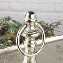 Lade das Bild in den Galerie-Viewer, Etagere 2 stöckig Altsilber