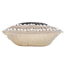 Lade das Bild in den Galerie-Viewer, Kissen Schwarz Beige Gold 30 x 50 cm