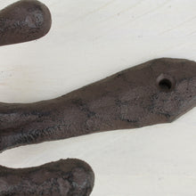 Lade das Bild in den Galerie-Viewer, Wandhaken 2er Dunkelrost