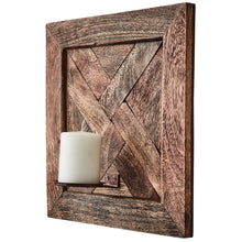 Lade das Bild in den Galerie-Viewer, Wandkerzenhalter Braun