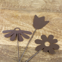 Lade das Bild in den Galerie-Viewer, 3er Set Blumenstecker Stab