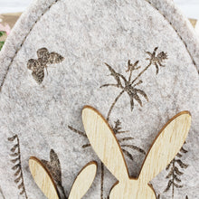 Lade das Bild in den Galerie-Viewer, 2er Set Dekoei Filz Holz 30 cm Braun