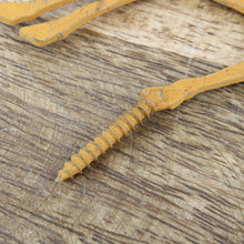 Lade das Bild in den Galerie-Viewer, 2er Set Deko Hirsche Metall Rost auf Schraube