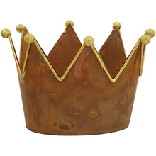 Lade das Bild in den Galerie-Viewer, Krone Metall - rostbraun