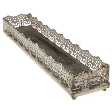 Lade das Bild in den Galerie-Viewer, Dekotablett vintage Grau