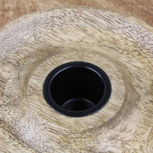 Lade das Bild in den Galerie-Viewer, Kerzenhalter rund Mangoholz