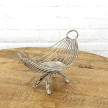 Lade das Bild in den Galerie-Viewer, Schale Metall Anik grau