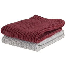 Lade das Bild in den Galerie-Viewer, 2er Set Spül-& Poliertücher Beige / Burgund