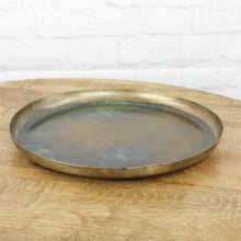 Lade das Bild in den Galerie-Viewer, Deko Tablett rund Metall