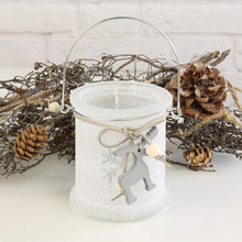 Lade das Bild in den Galerie-Viewer, Windlicht mit Elch 2er Set