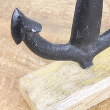Lade das Bild in den Galerie-Viewer, Dekoanker Alu Mangoholz