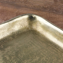 Lade das Bild in den Galerie-Viewer, Tablett eckig gold