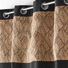 Lade das Bild in den Galerie-Viewer, Vorhang schwarz Jute Baumwolle