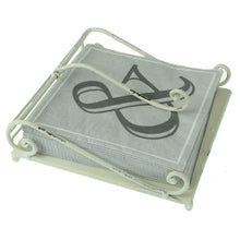 Lade das Bild in den Galerie-Viewer, Serviettenhalter Weiß Metall