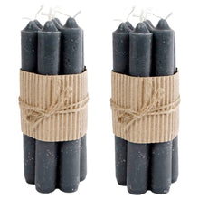 Lade das Bild in den Galerie-Viewer, 12er Set Tischkerze grau