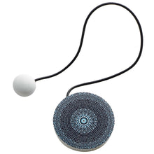 Lade das Bild in den Galerie-Viewer, Raffhalter, Rund, Schwarz-Weiß, Holz