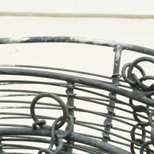 Lade das Bild in den Galerie-Viewer, Hängekorb Grau Metalldraht