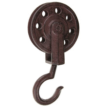 Lade das Bild in den Galerie-Viewer, Garderobenhaken 2tlg. Eisenrolle