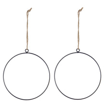 Lade das Bild in den Galerie-Viewer, Metall Ring, 38 cm Ø x2