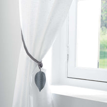 Lade das Bild in den Galerie-Viewer, Raffhalter Blatt, silber