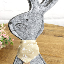 Lade das Bild in den Galerie-Viewer, 2er Set Dekohase Filz Grau Beige