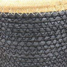 Lade das Bild in den Galerie-Viewer, Blumenampel rund schwarz