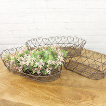 Lade das Bild in den Galerie-Viewer, 3er Set Metallkörbe Braun SML