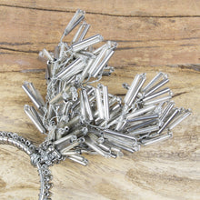 Lade das Bild in den Galerie-Viewer, Serviettenring "Geäst" 2-Set, perlenbesetzt, silber