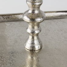 Lade das Bild in den Galerie-Viewer, Etagere 2 stöckig Altsilber