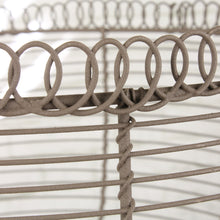 Lade das Bild in den Galerie-Viewer, 3er Set Drahtkorb Dunkelrost