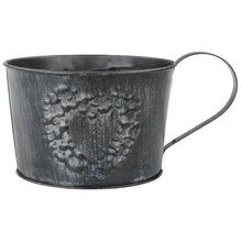 Lade das Bild in den Galerie-Viewer, Blumentopf Blechtasse