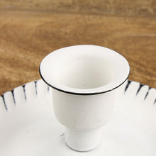 Lade das Bild in den Galerie-Viewer, Kerzenhalter Weiß Shabby